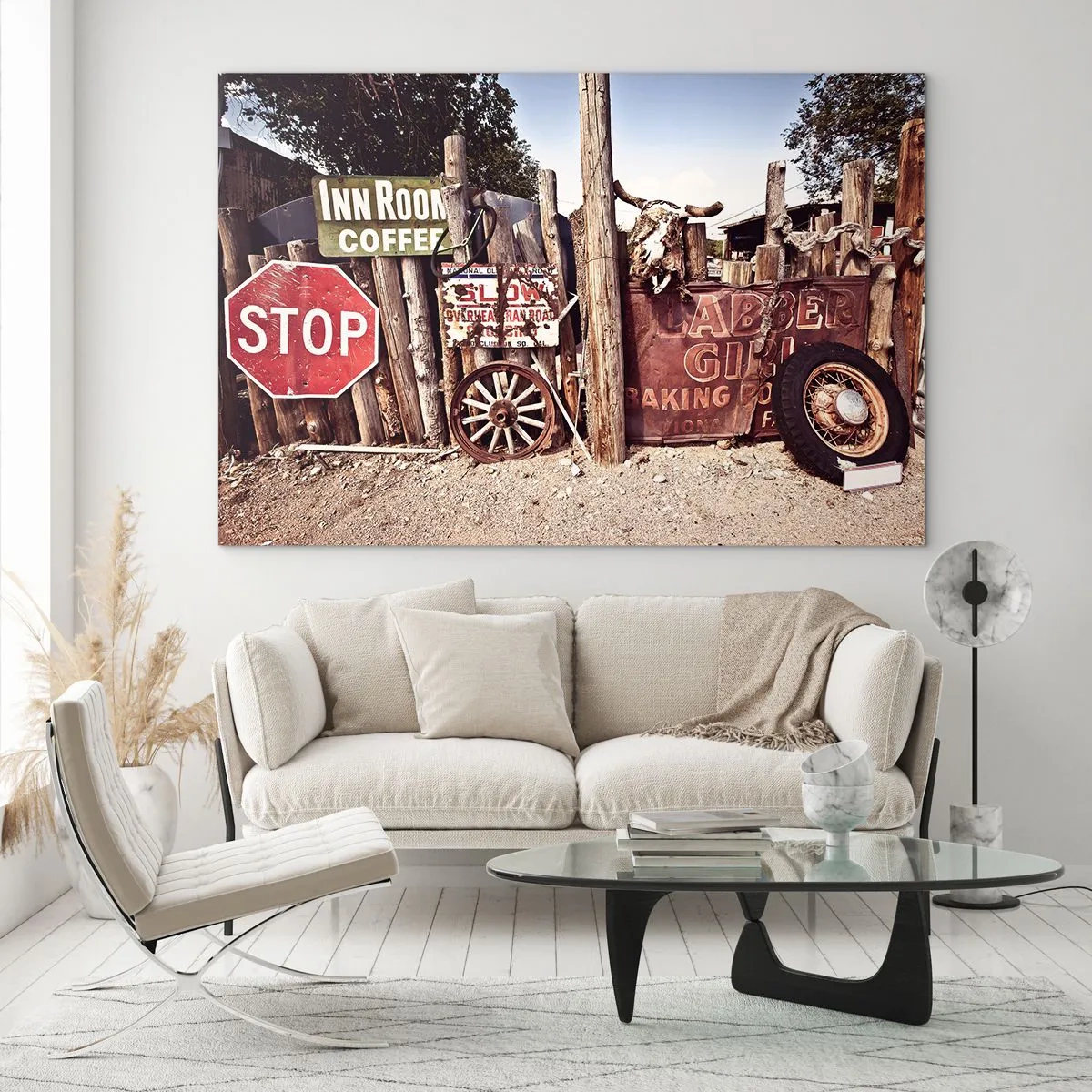 Tablou pe sticlă - Iar timpul s-a oprit - 100x70 cm