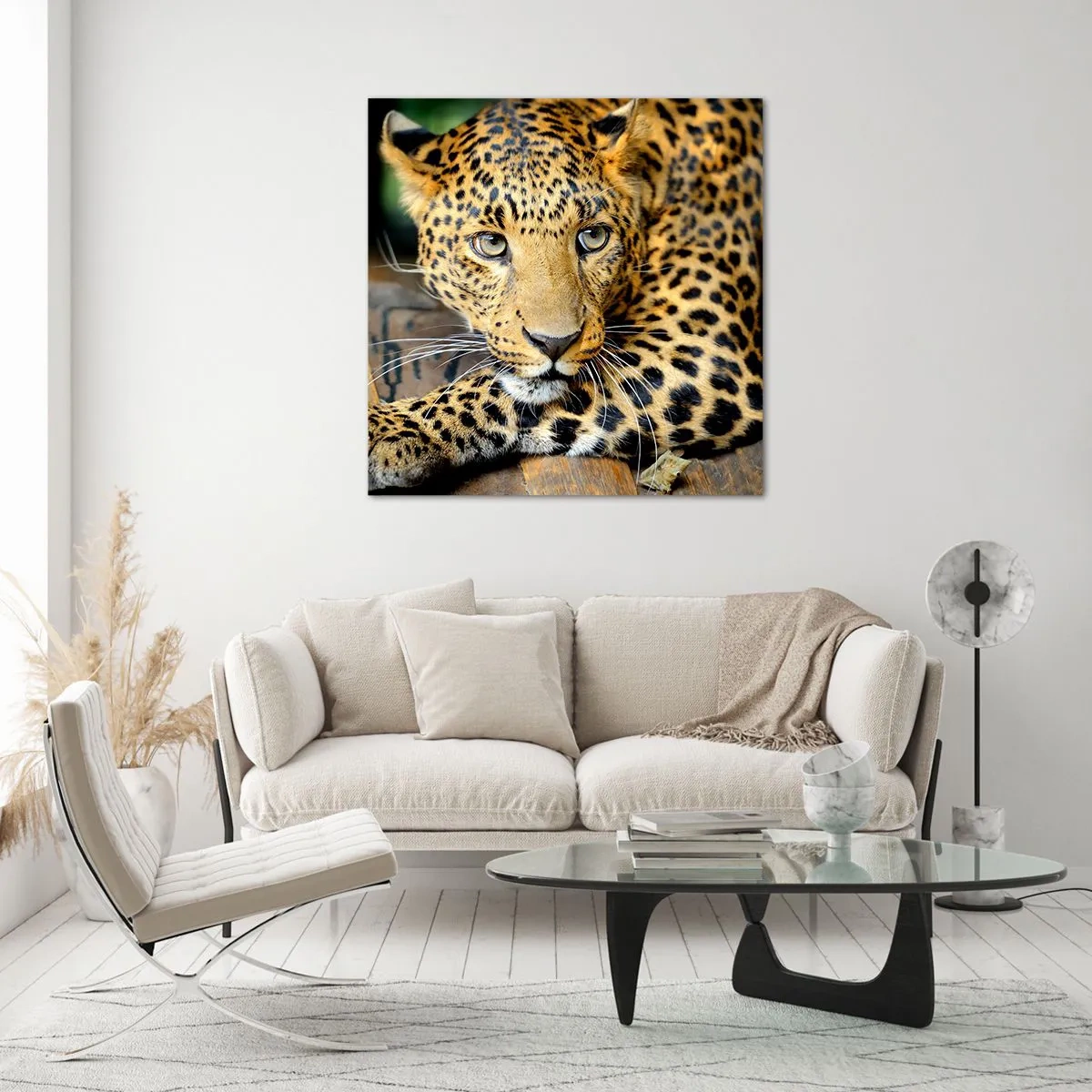 Tablou pe sticlă - Nu-ți fie teamă, apropie-te - 60x60 cm