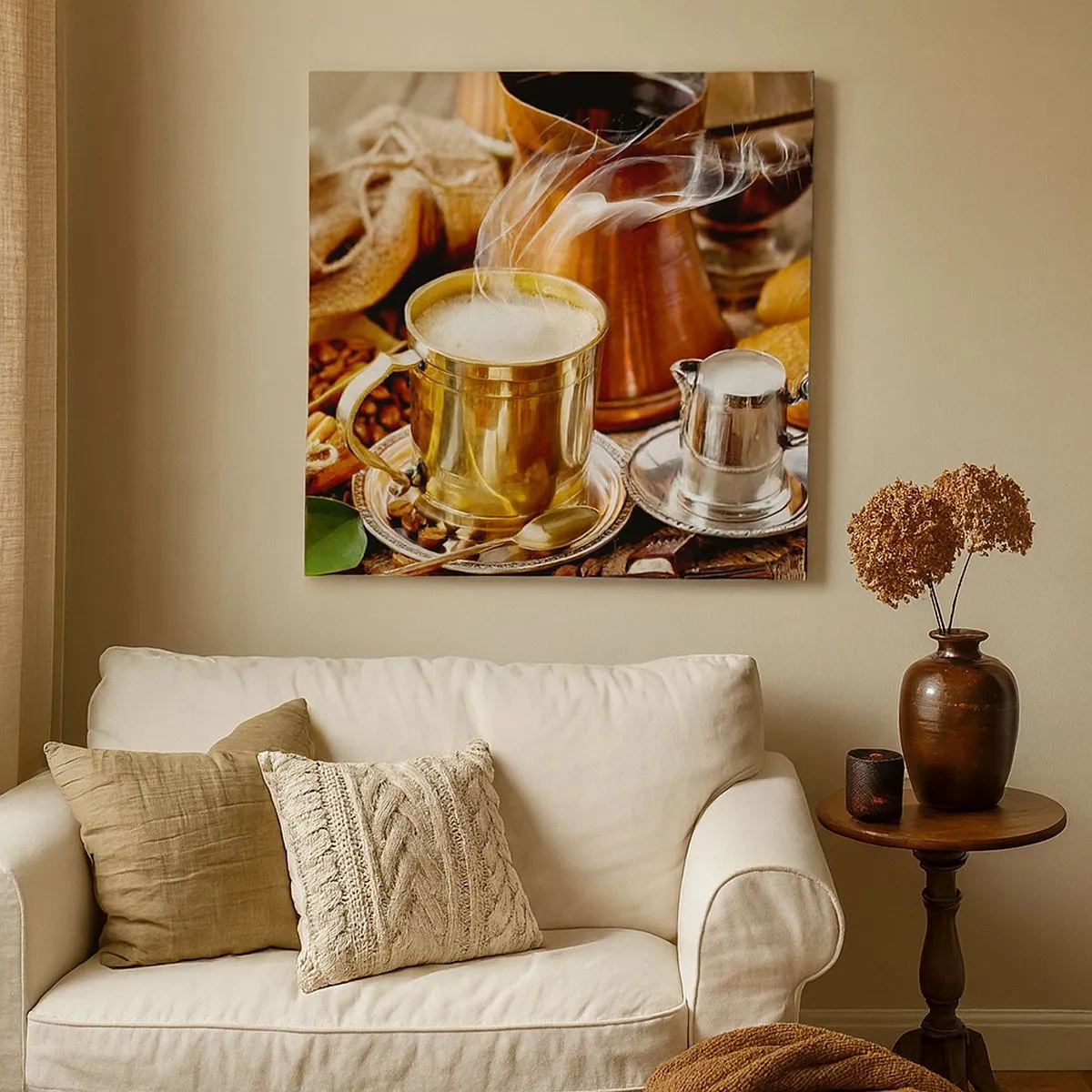 Tablou pe pânză - O zi bună! - 30x30 cm