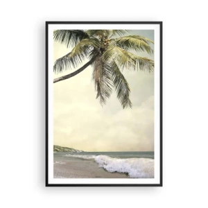 Poster în ramă neagră - Vis tropical - 70x100 cm
