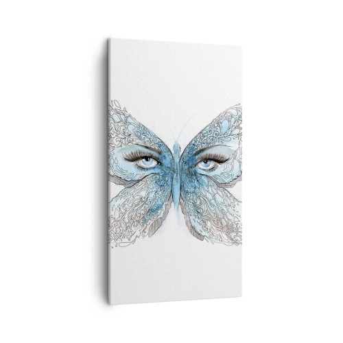 Tablou pe pânză - Polyommatus eros - 45x80 cm