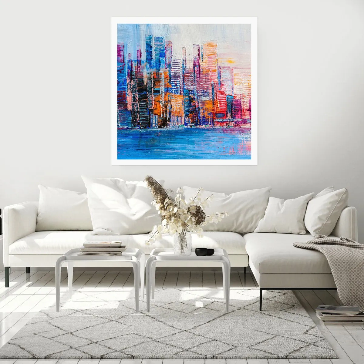 Poster - O metropolă veselă - 60x60 cm