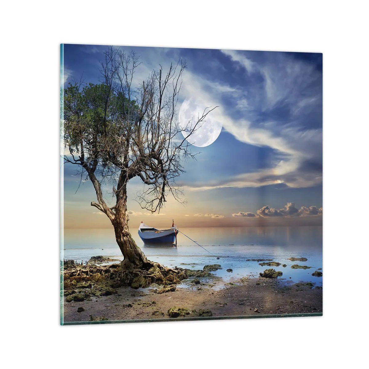 Tablou pe sticlă - Este acesta sfârșitul sau începutul? - 70x70 cm