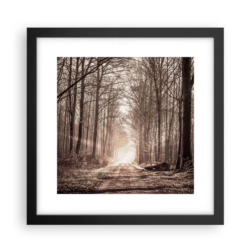 Poster în ramă neagră - Catedrala Forestieră - 30x30 cm