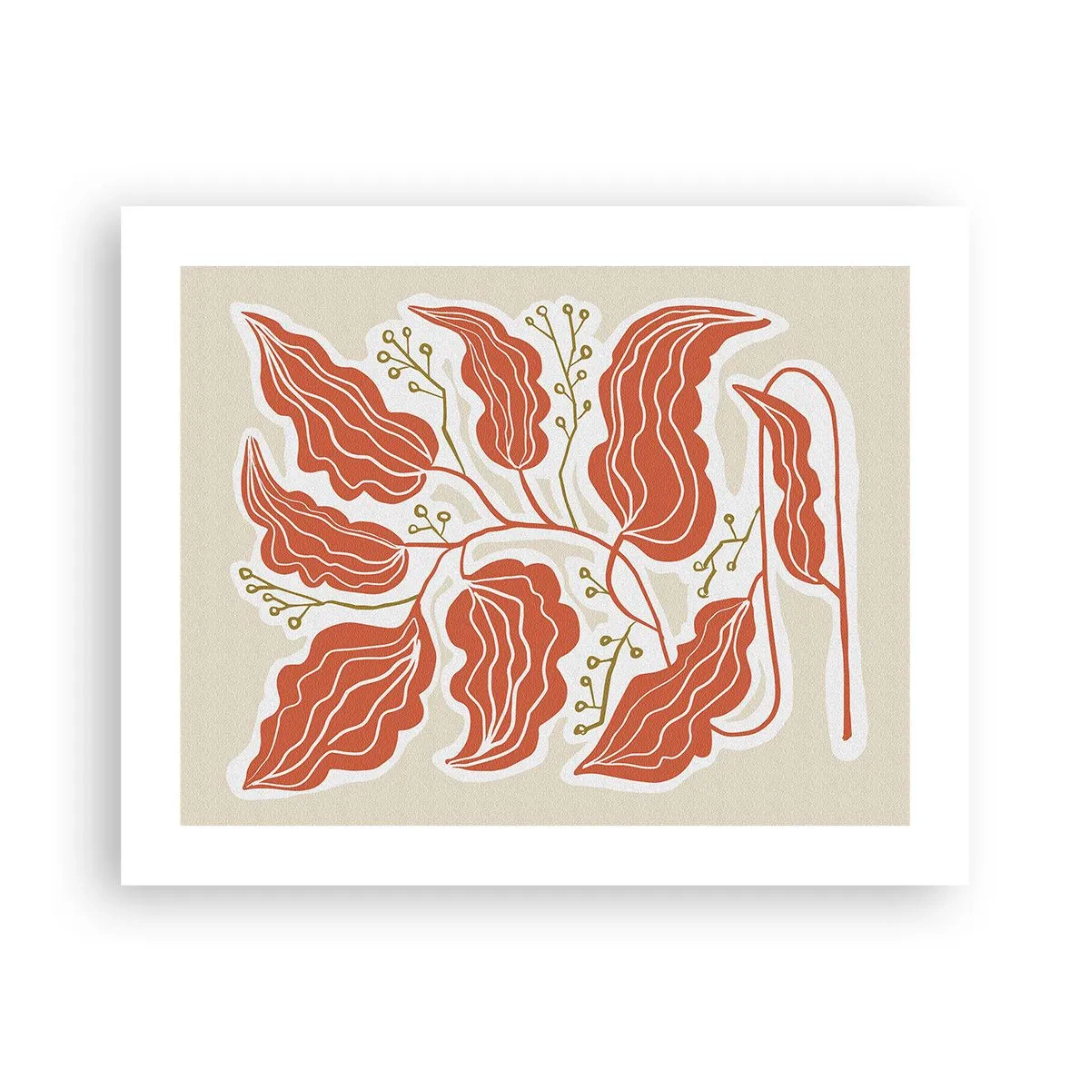 Poster - Folk și coral - 50x40 cm