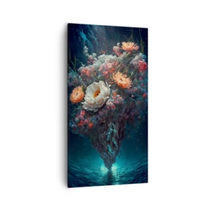 Tablou pe pânză - Grădină ciudată - 55x100 cm