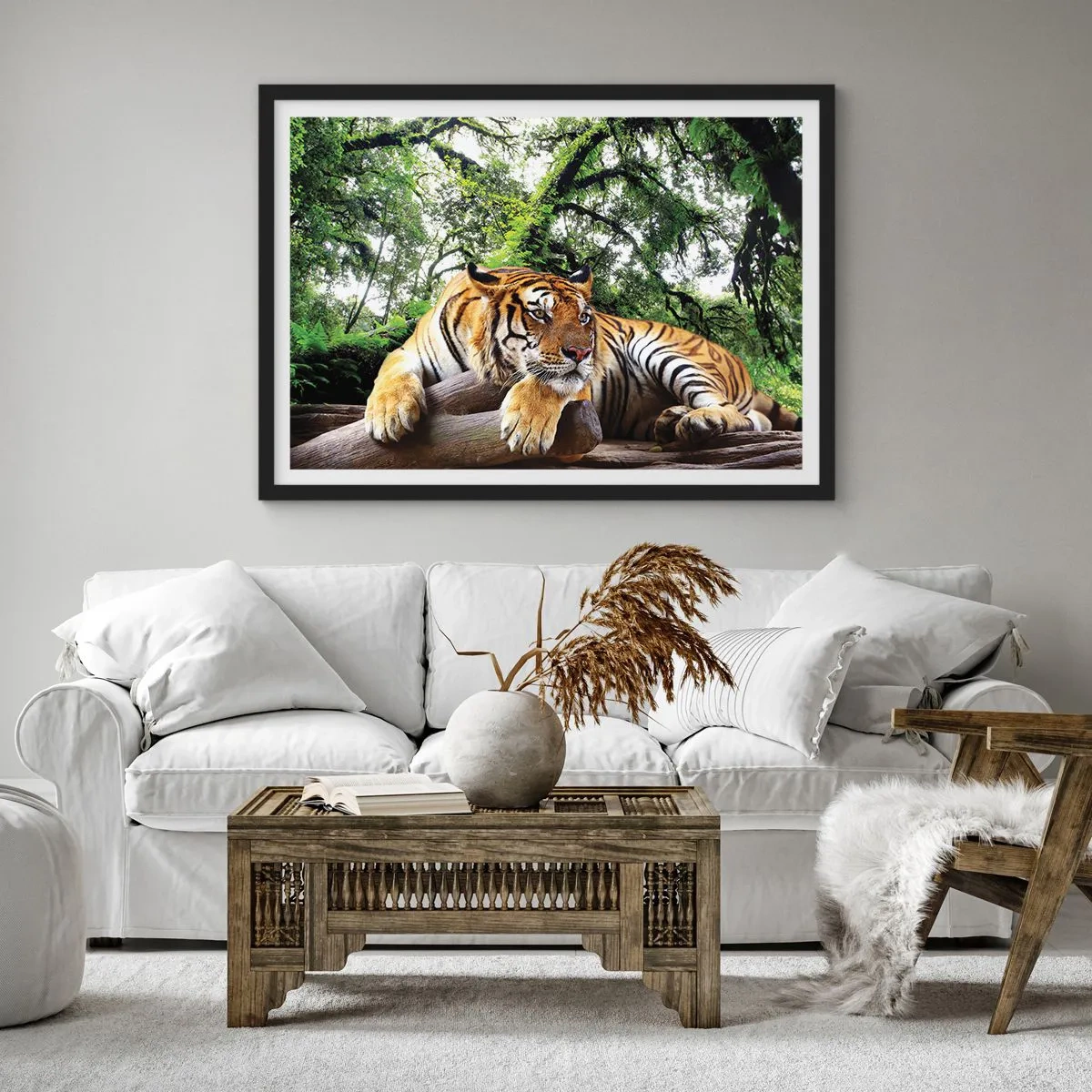 Poster în ramă neagră - Cu respect - 70x50 cm