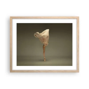 Poster în ramă de stejar deschis - Pe cale să zboare - 50x40 cm