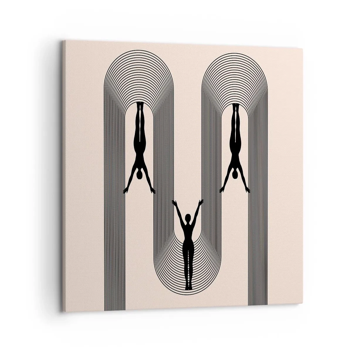 Tablou pe pânză - Cu susul în jos - 50x50 cm