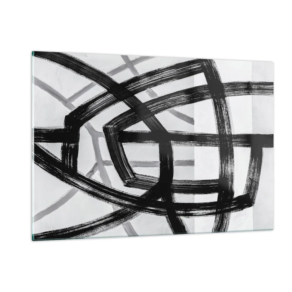 Tablou pe sticlă - Construind adâncimea - 120x80 cm