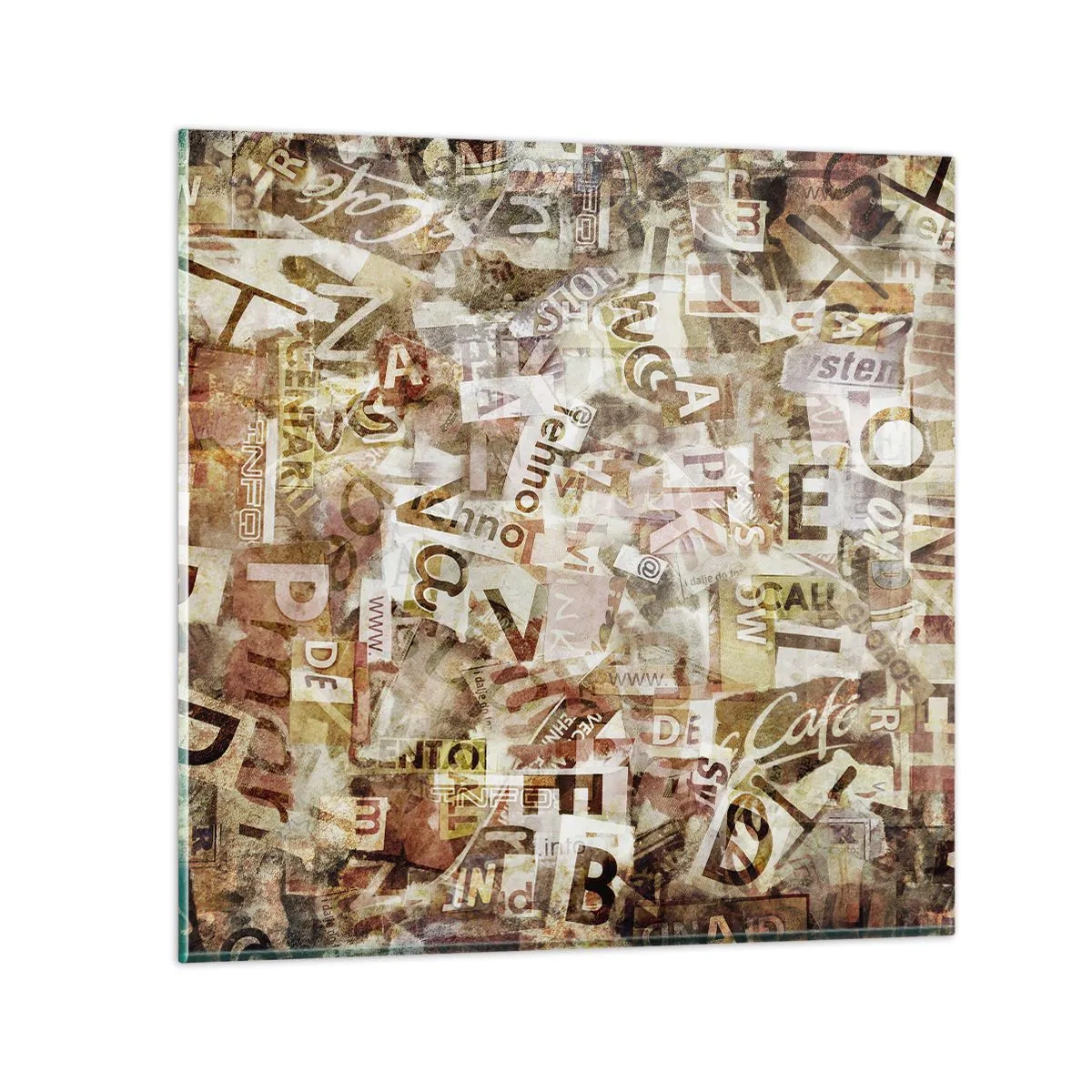 Tablou pe sticlă - Îi unesc pe cei care stau la taclale - 30x30 cm