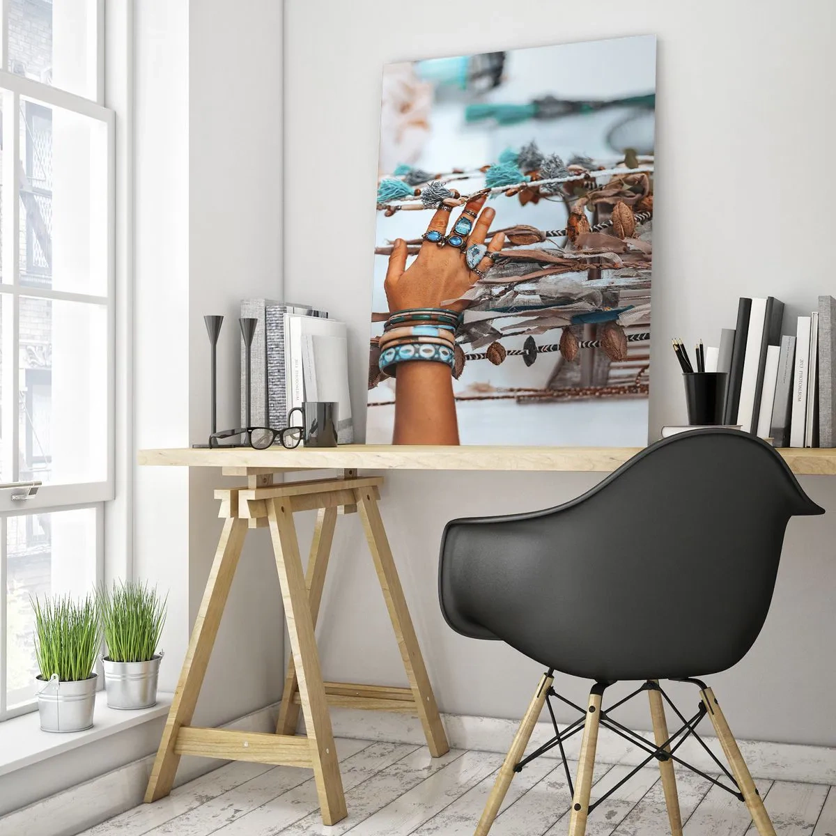 Tablou pe sticlă - Comori locale - 50x70 cm