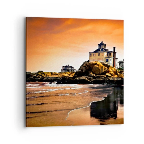 Tablou pe pânză - Eleganța coastei de vest - 70x70 cm