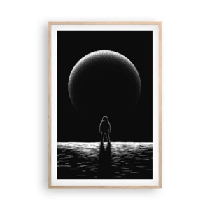 Poster în ramă de stejar deschis - Față în față - 61x91 cm