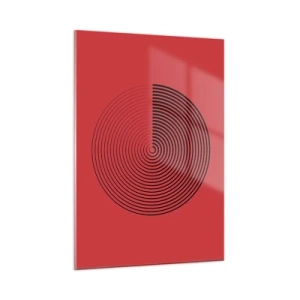 Tablou pe sticlă - Mișcare circulară - 50x70 cm