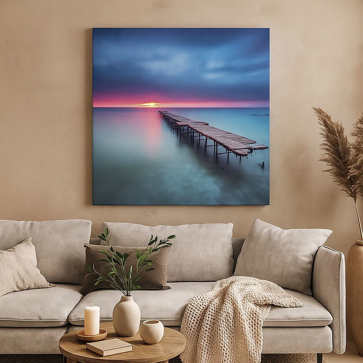 Tablou pe pânză - Între cer și pământ - 30x30 cm