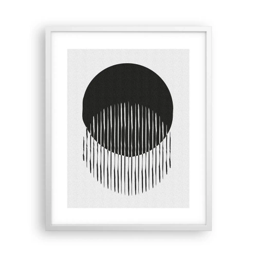 Poster în ramă albă - Alter ego-ul său - 40x50 cm