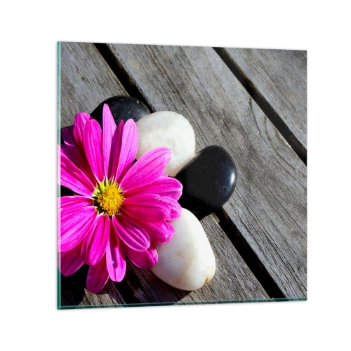 Tablou pe sticlă - Odihnă pe dig - 70x70 cm