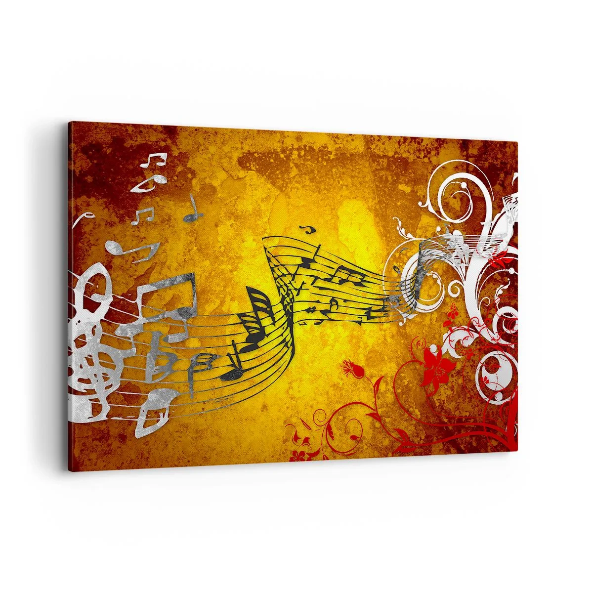 Tablou pe pânză - Lasă muzica să curgă - 120x80 cm
