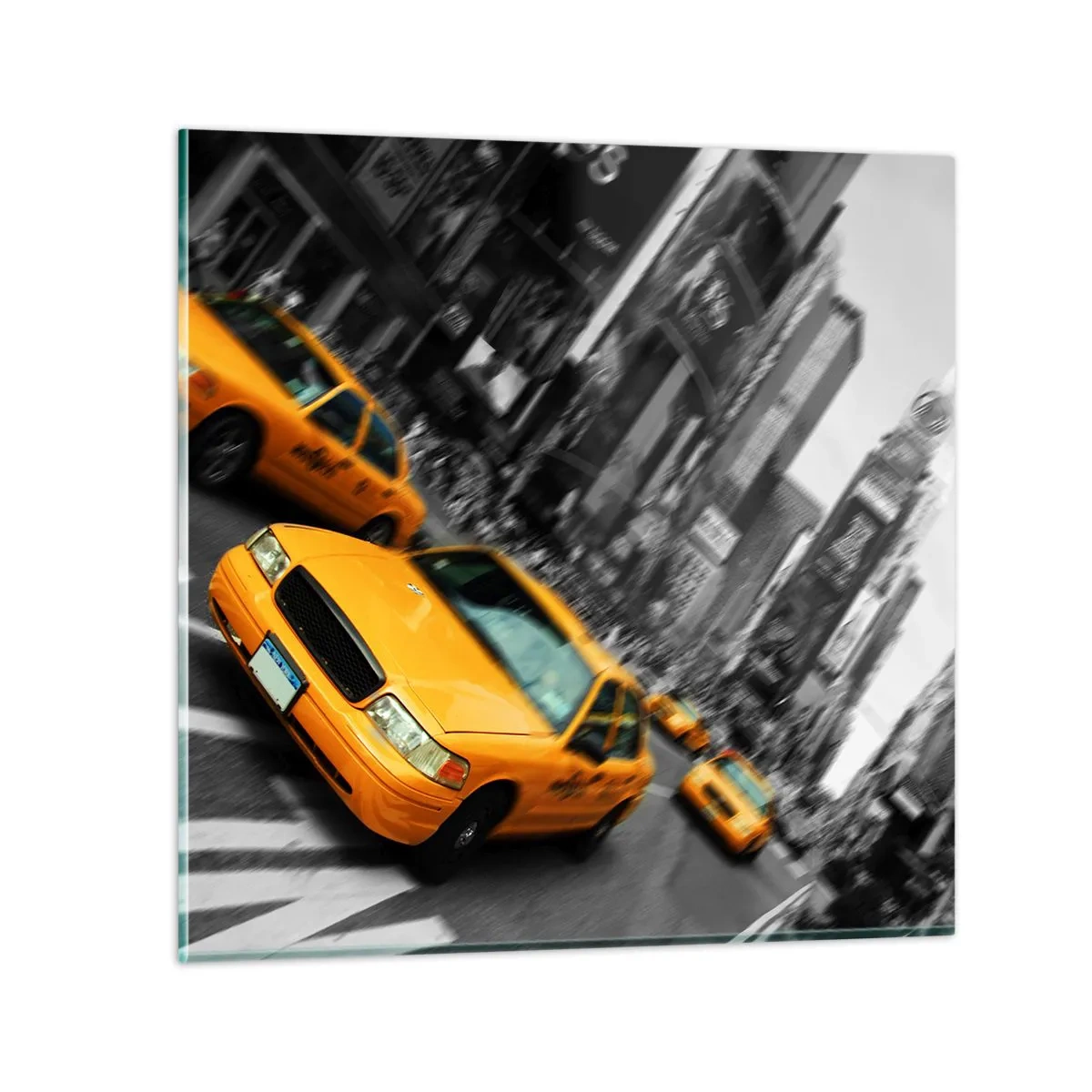 Tablou pe sticlă - Picături de soare la New York - 60x60 cm