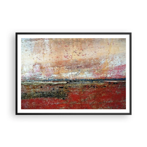 Poster în ramă neagră - Oare este marea? - 100x70 cm