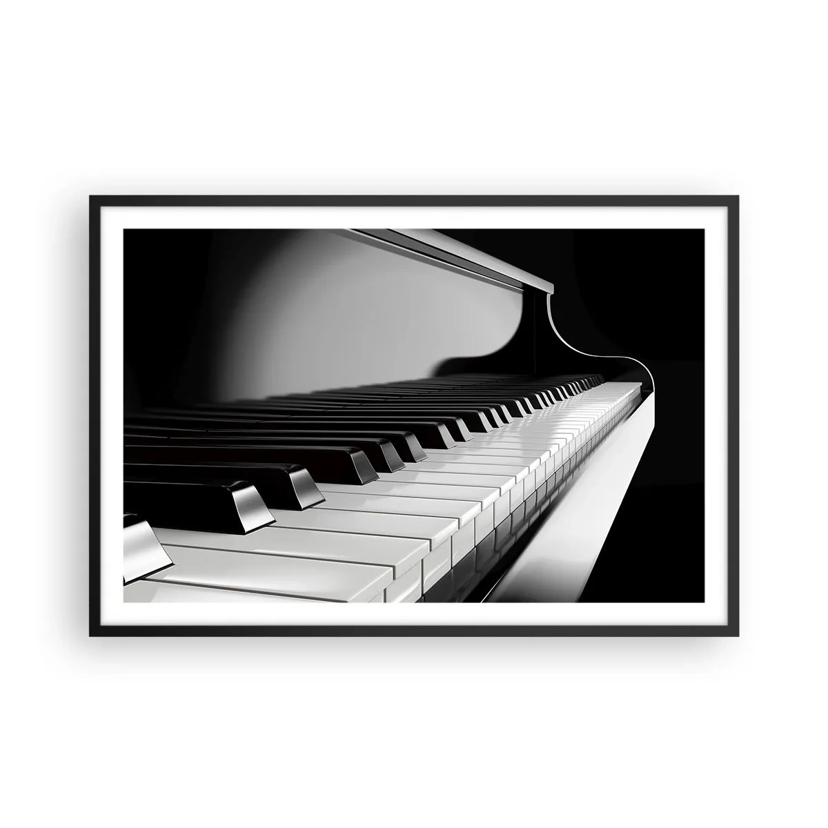 Poster în ramă neagră - Armonia formelor și a culorilor - 91x61 cm