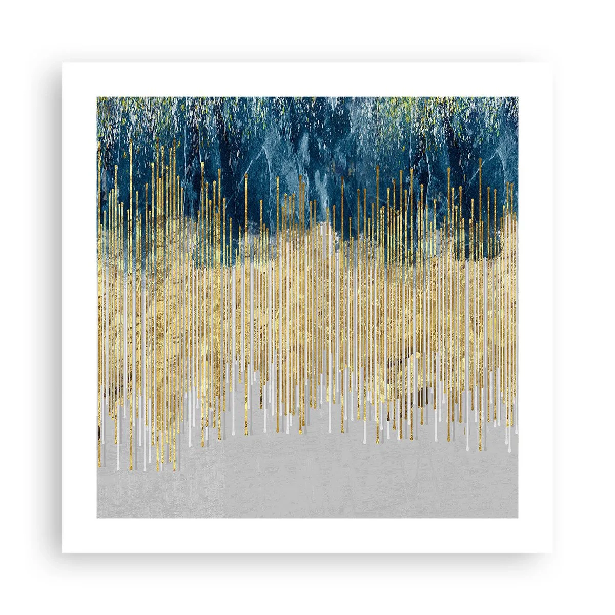 Poster - Granița aurită - 50x50 cm