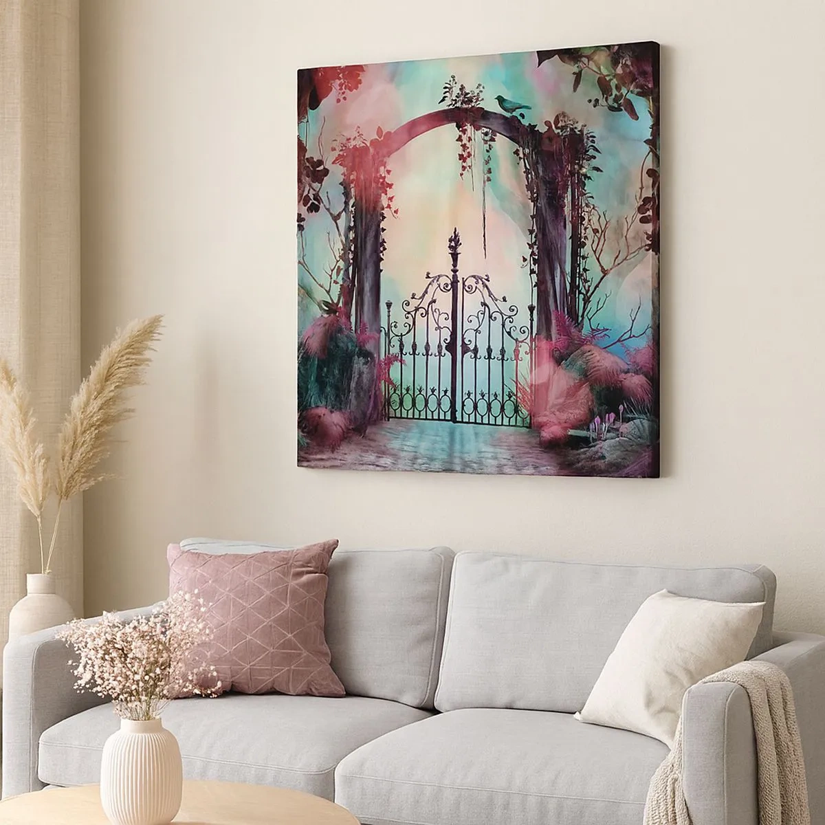 Tablou pe pânză - Grădina secretă - 30x30 cm