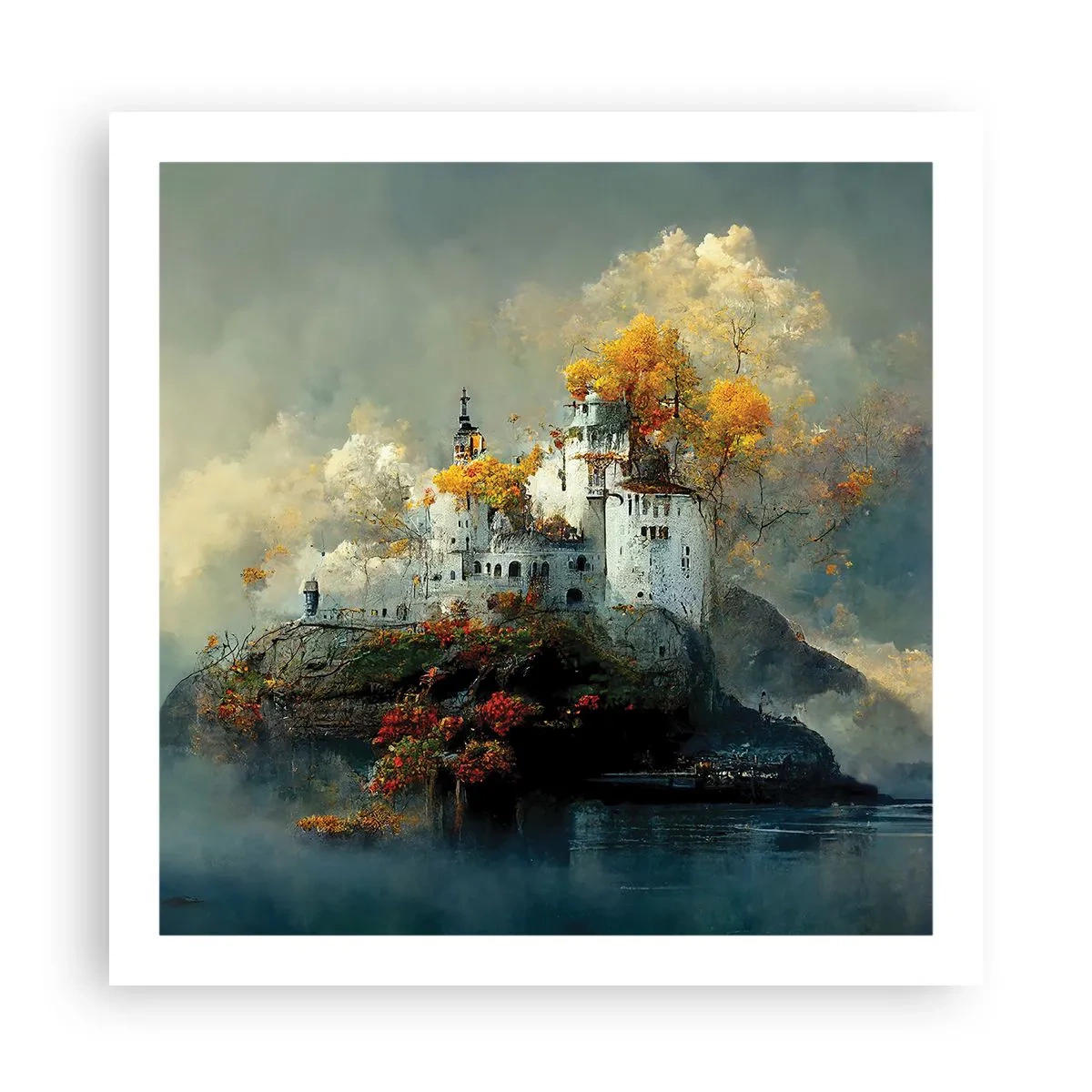 Poster - Începutul unei povești romantice - 60x60 cm