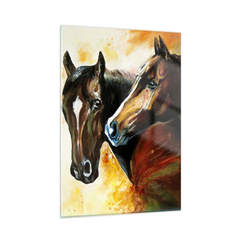 Tablou pe sticlă - De două ori mai fermecător - 50x70 cm