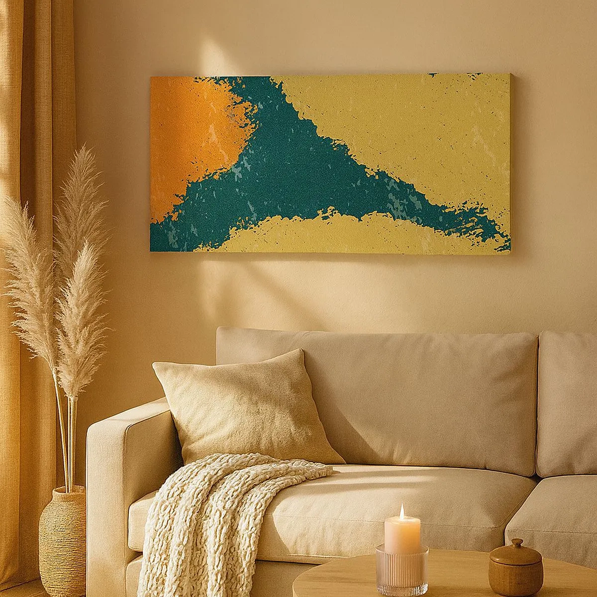 Tablou pe pânză - Abstracție - în slow motion - 100x40 cm