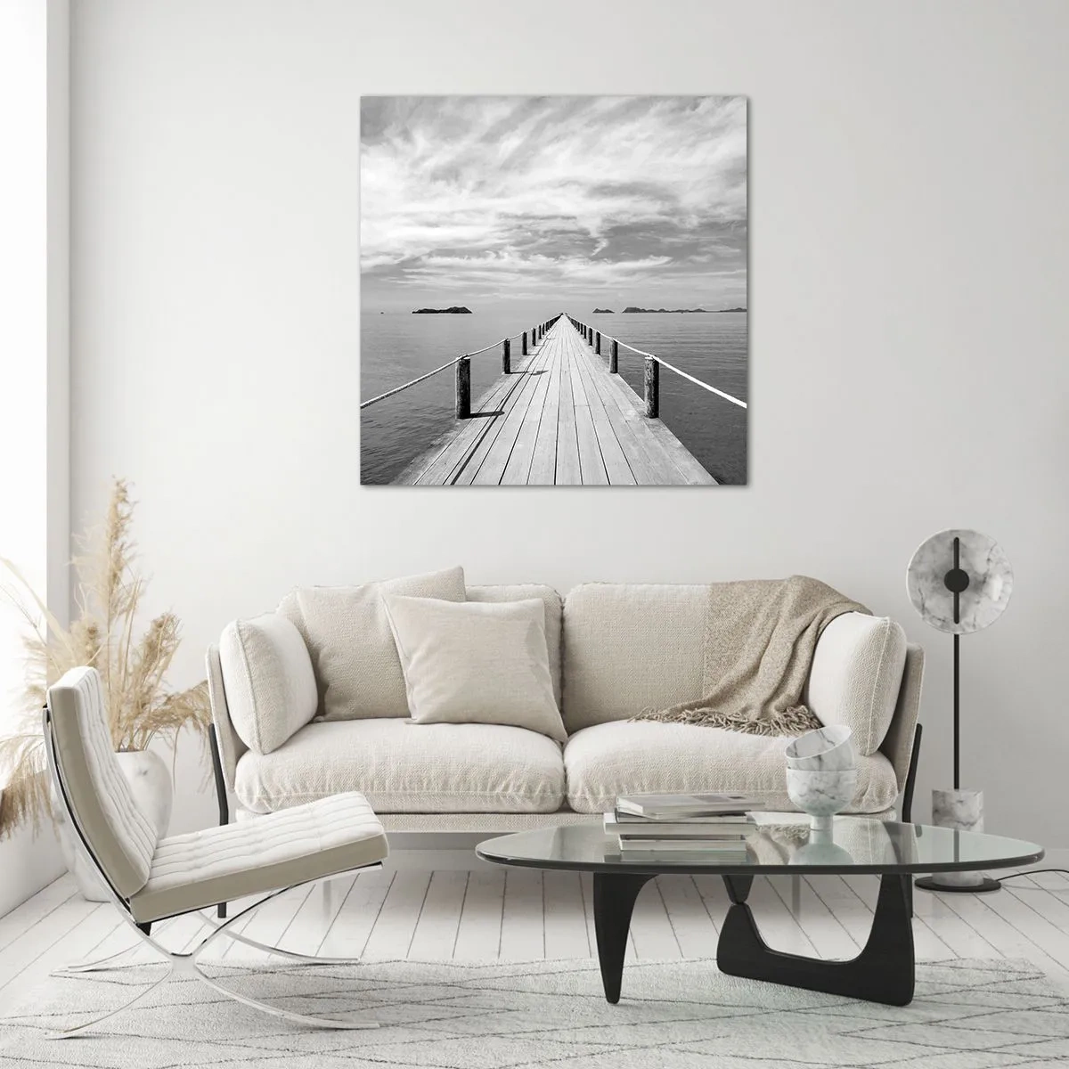 Tablou pe sticlă - Ce zici de o călătorie... - 70x70 cm