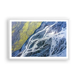 Poster în ramă albă - Picturi din natură - 91x61 cm