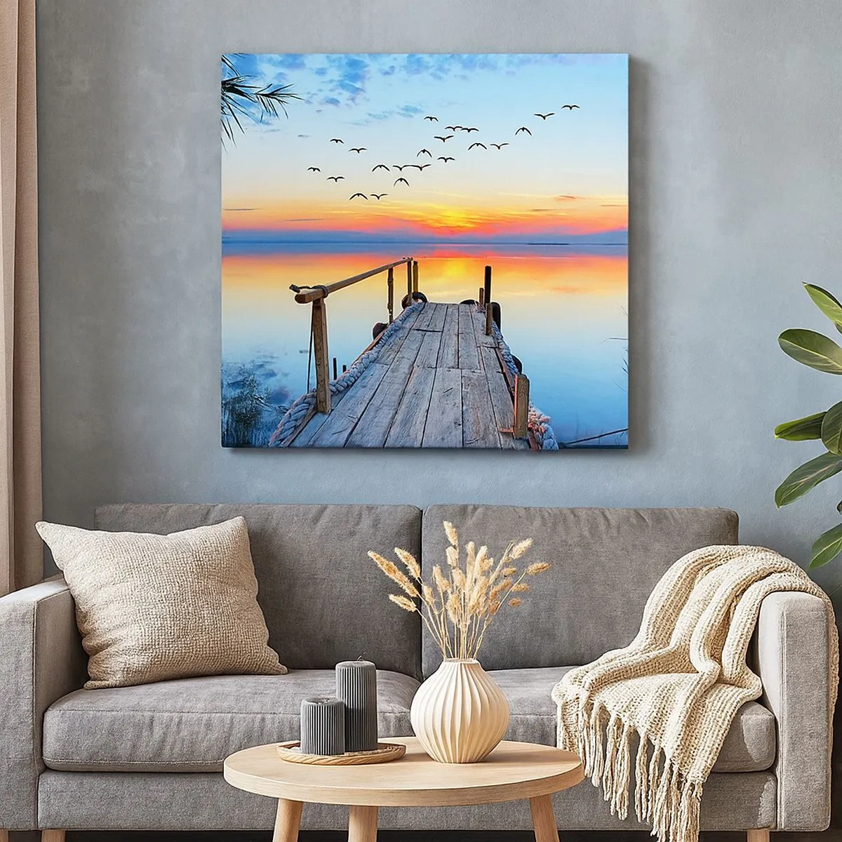 Tablou pe pânză - E timpul să ne întoarcem... - 30x30 cm