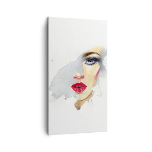 Tablou pe pânză - Reflecție într-o picătură de apă - 45x80 cm