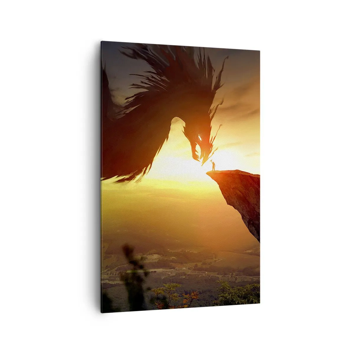 Tablou pe pânză - Vânător de dragoni - 80x120 cm