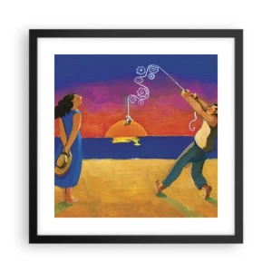 Poster în ramă neagră - Mai mult decât o stea din cer - 40x40 cm