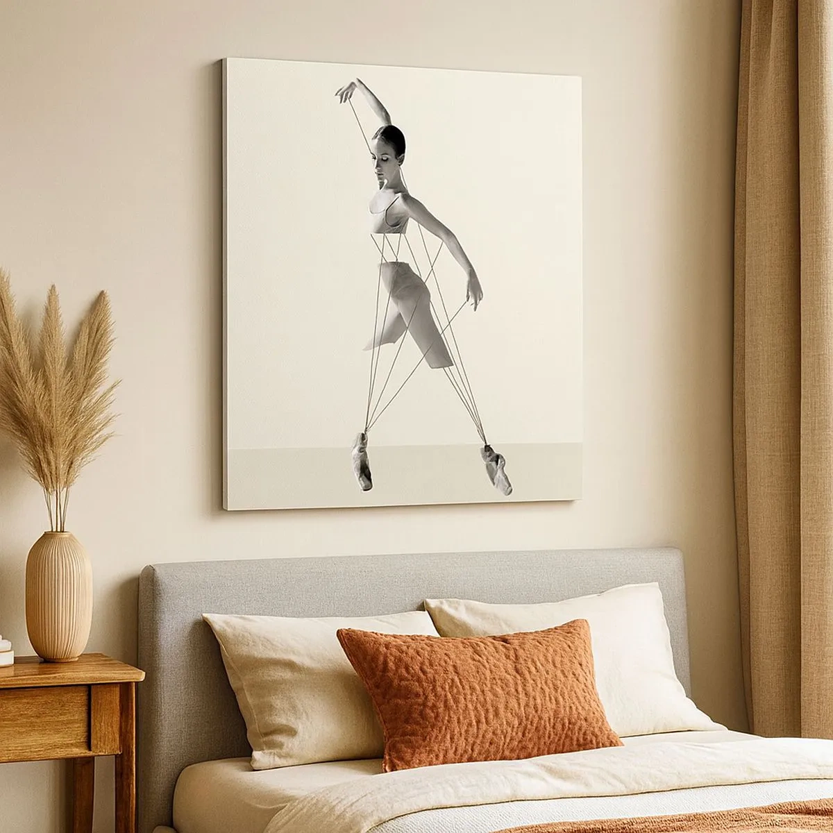 Tablou pe pânză - Într-un teatru de lumină - 30x30 cm