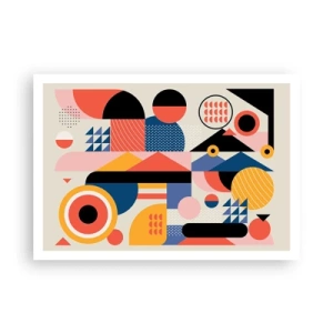 Poster - Compoziție: joacă-te - 100x70 cm