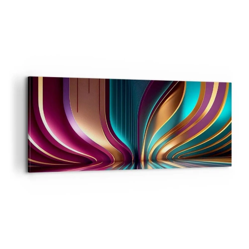 Tablou pe pânză - Arhitectură de lumină - 100x40 cm
