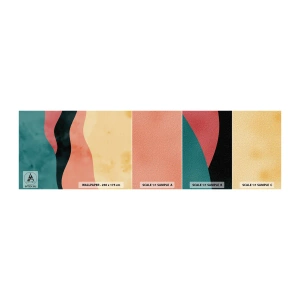 Mostră de Tapet Standard Eco - Neconformitate compatibilă - Abstracția, Bucată, Artă Modernă. - 100x30 cm
