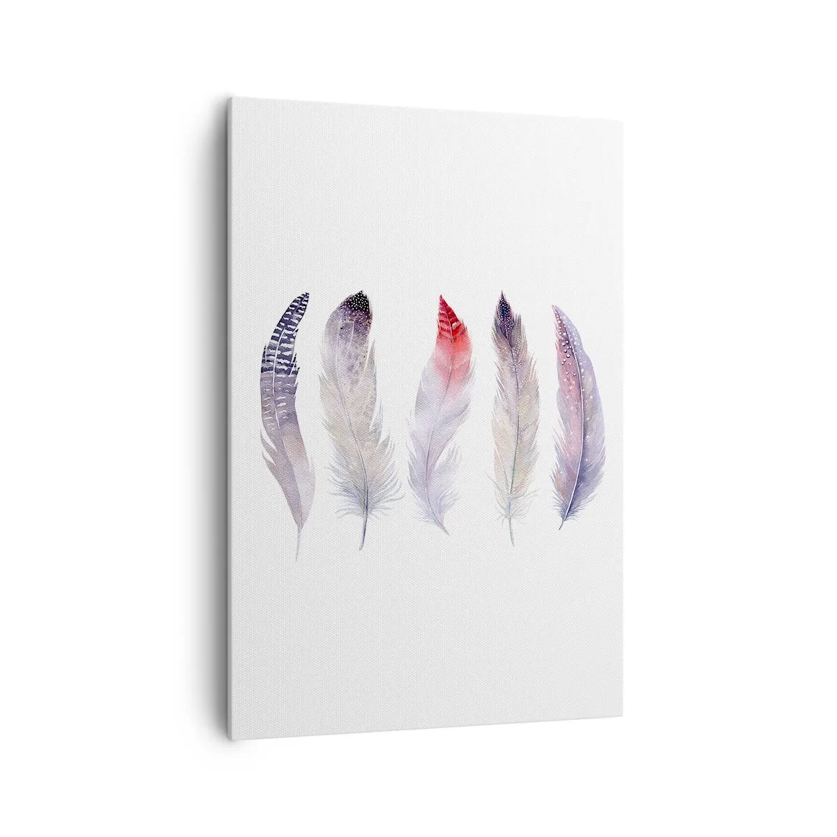 Tablou pe pânză - Delicate ca o ceață multicoloră - 70x100 cm