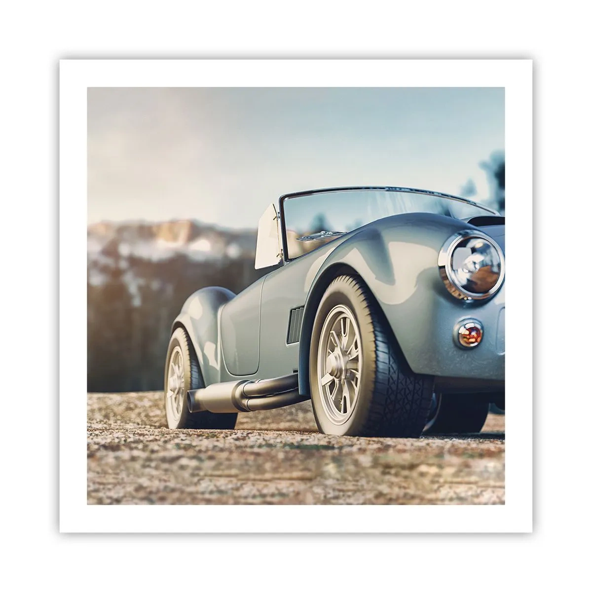 Poster - Pentru că stilul contează - 60x60 cm