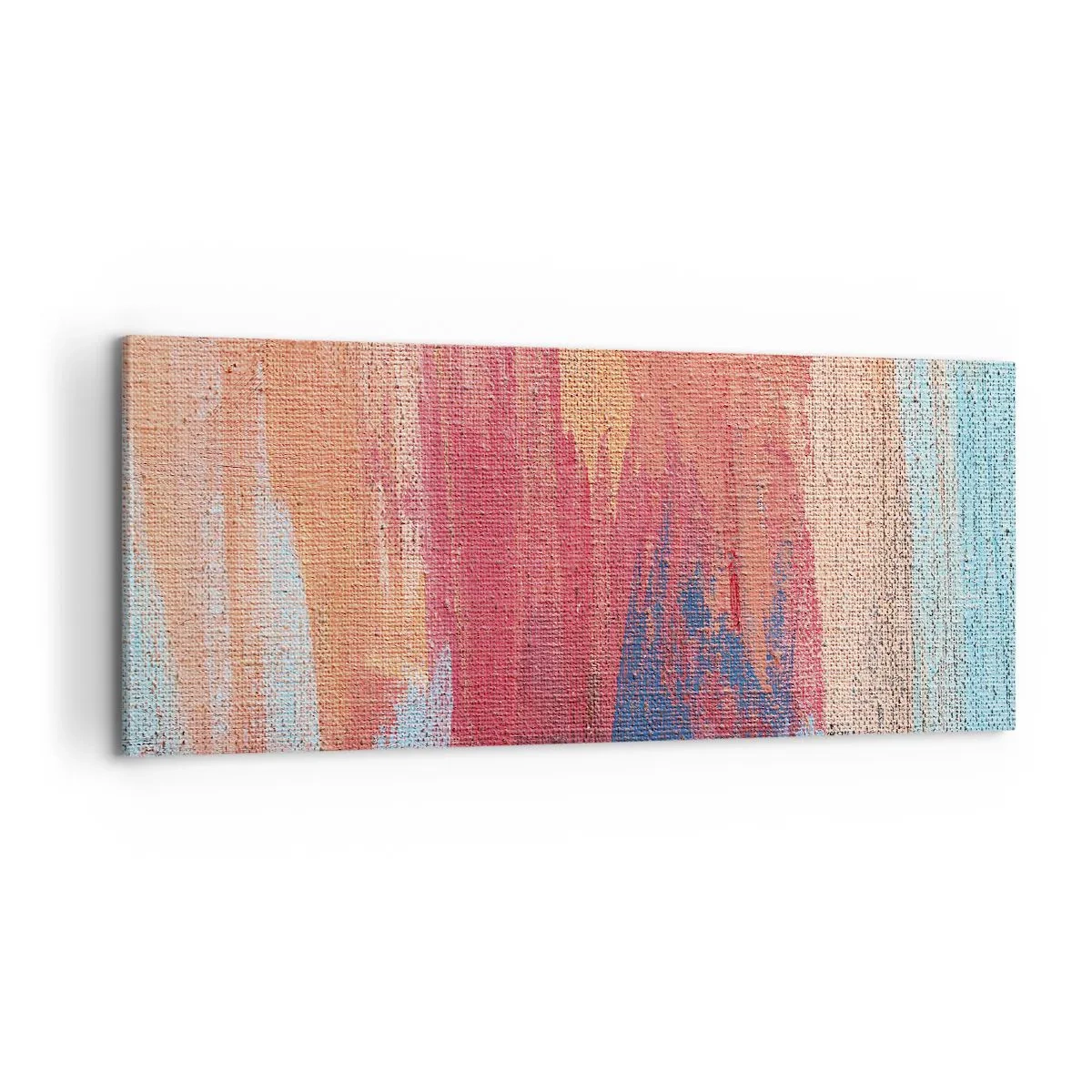 Tablou pe pânză - Plutind prin curcubeu - 100x40 cm