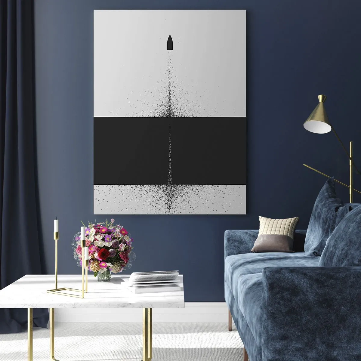 Tablou pe sticlă - Direct la țintă - 50x70 cm