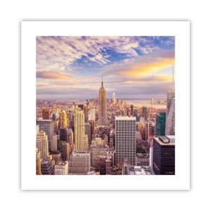 Poster - Ajungeți la nori înșiși - 40x40 cm