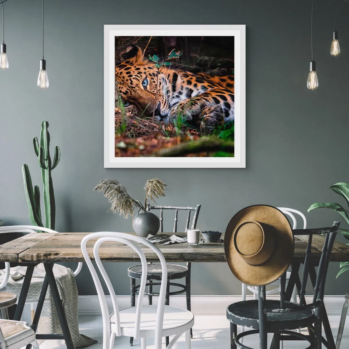 Poster în ramă albă - Să ai încredere în mine - 60x60 cm