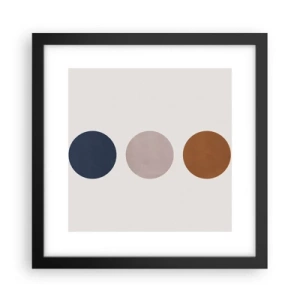 Poster în ramă neagră - Simbol de excelență - 30x30 cm