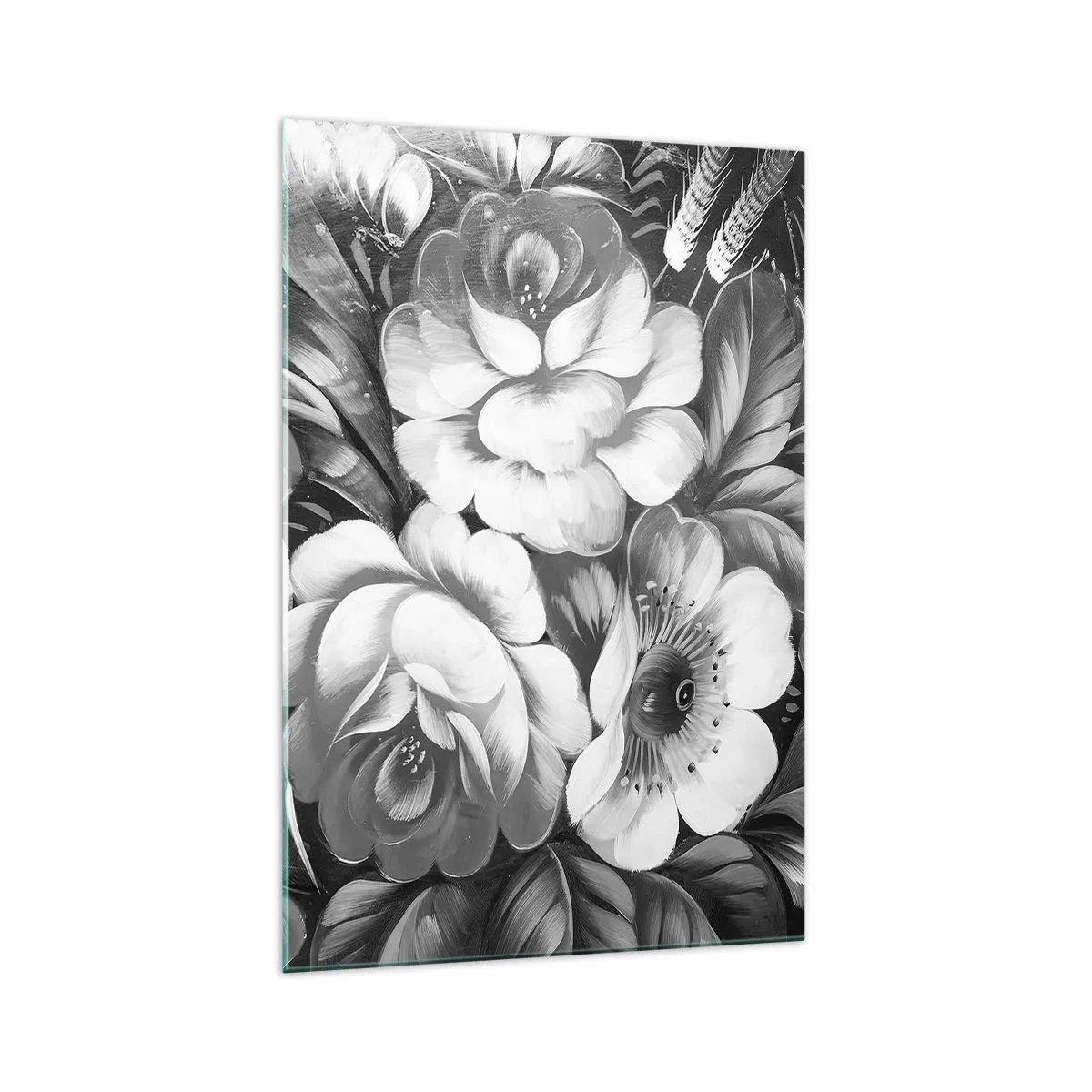 Tablou pe sticlă - Frumoase chiar și în gri - 70x100 cm