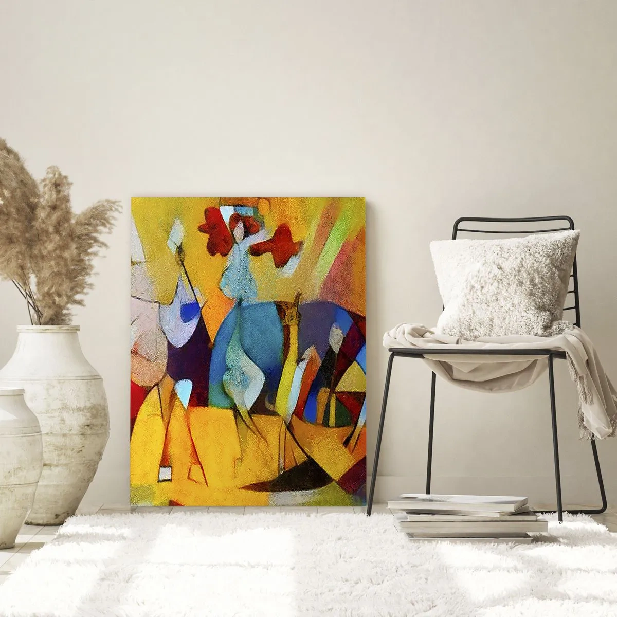 Tablou pe sticlă - Soare - viață - bucurie - 70x100 cm